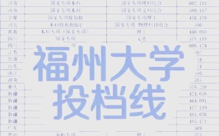福州大学 美术 分数线