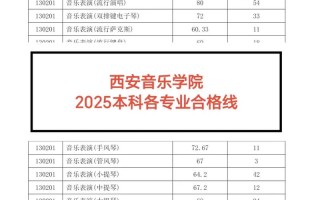 2025音乐校考本科线多少？