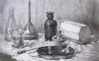 广东美术联考高分卷素描