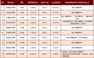 中国独立学校排名音乐类