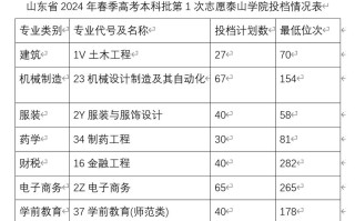 泰山学院舞蹈专业分数线