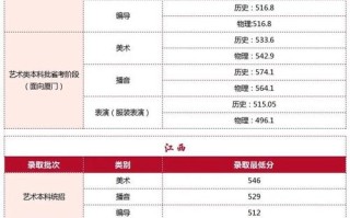 厦门理工学院美术录取分数线是多少？