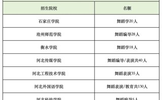 2025年哪些大学承认河北舞蹈联考成绩？