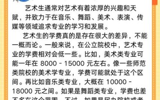 大学舞蹈生学费是多少钱