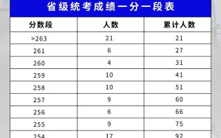 2025美术一分一段表具体分数段怎么划分？