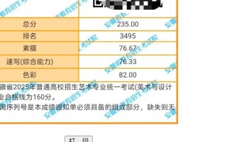 安徽美术省联考分数何时能查？