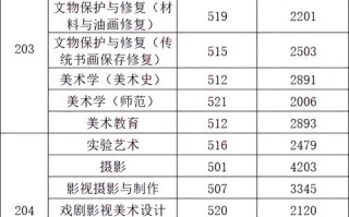 广美美术分数线多少？