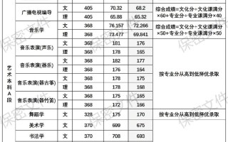 洛阳师范学院美术录取分数线是多少？