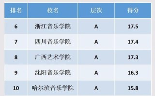 全国哪些高校开设音乐表演专业？