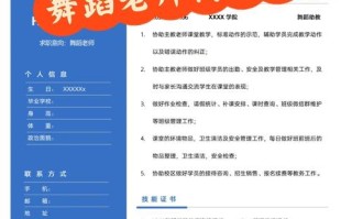 舞蹈一二级老师应聘有何要求？