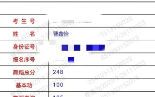 舞蹈联考成绩什么时候出