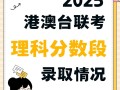 2025港澳台联考录取何时公布？