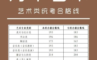2025舞蹈艺考分数线多少？