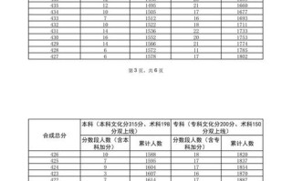 广东舞蹈学院专业分数线