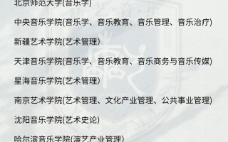 艺考音乐生能报哪些大学？