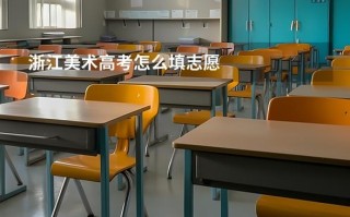 浙江 美术 高考 志愿