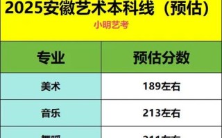 2025安徽美术本科线