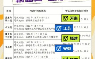 河南音乐与美术联考时间何时公布？