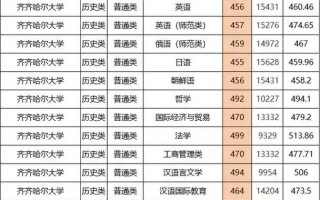 齐齐哈尔大学美术录取分数线是多少？