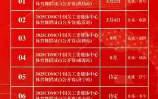 2025体育舞蹈赛程表何时公布？