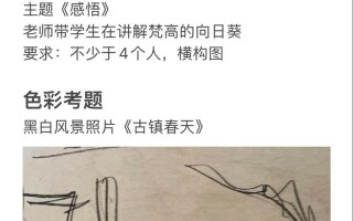 16年江西美术联考考题是什么？