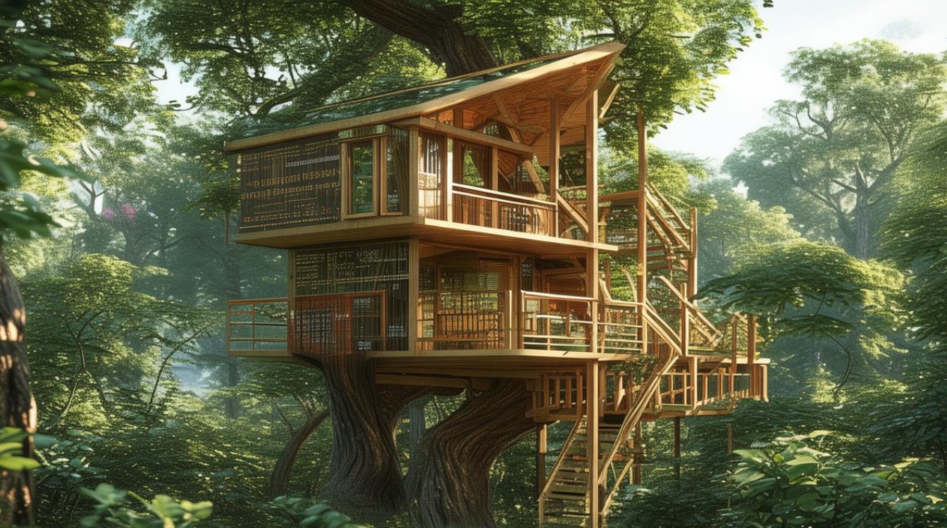 树房子如何巧妙融合自然与建筑？-图2