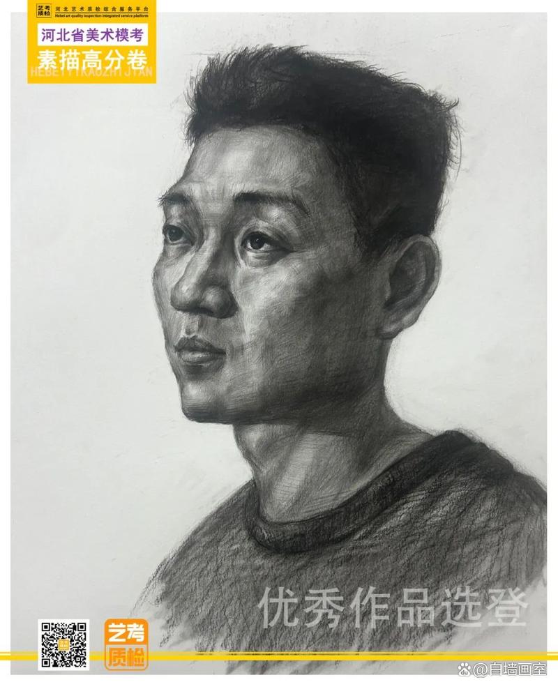 2025河北美术联考素描-第3张图片-泰美艺术培训