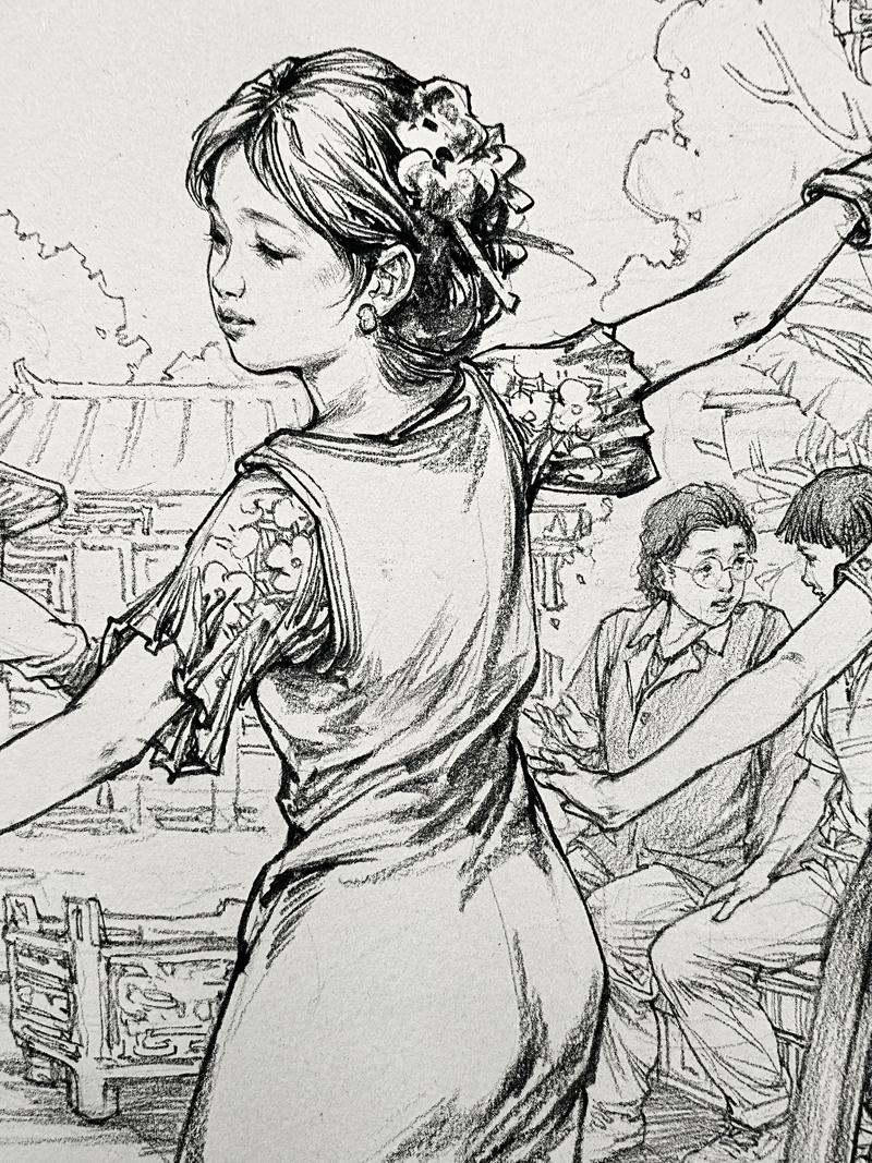 2025河南联考速写考题-第3张图片-泰美艺术培训