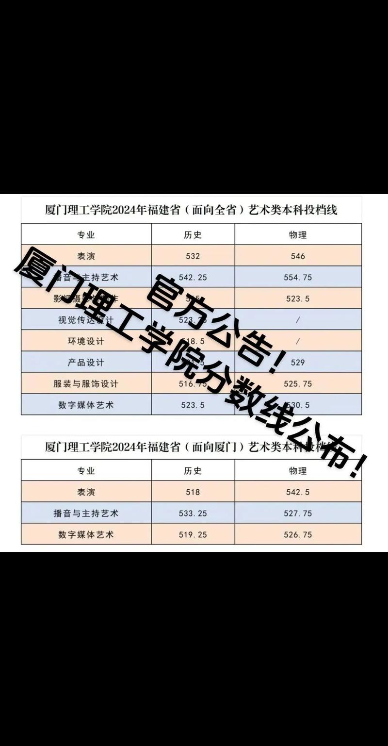 厦门理工学院美术录取分数线是多少？-第2张图片-泰美艺术培训