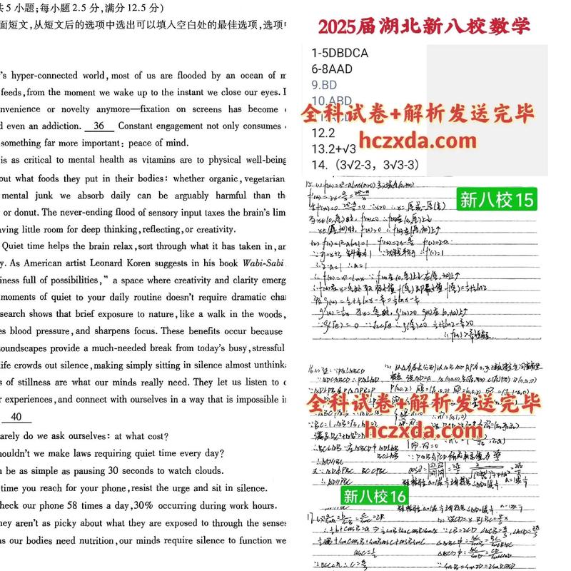湖北八校联考2025高三难度如何?-第3张图片-泰美艺术培训 湖北八校联考2025高三难度如何?-第3张图片-泰美艺术培训