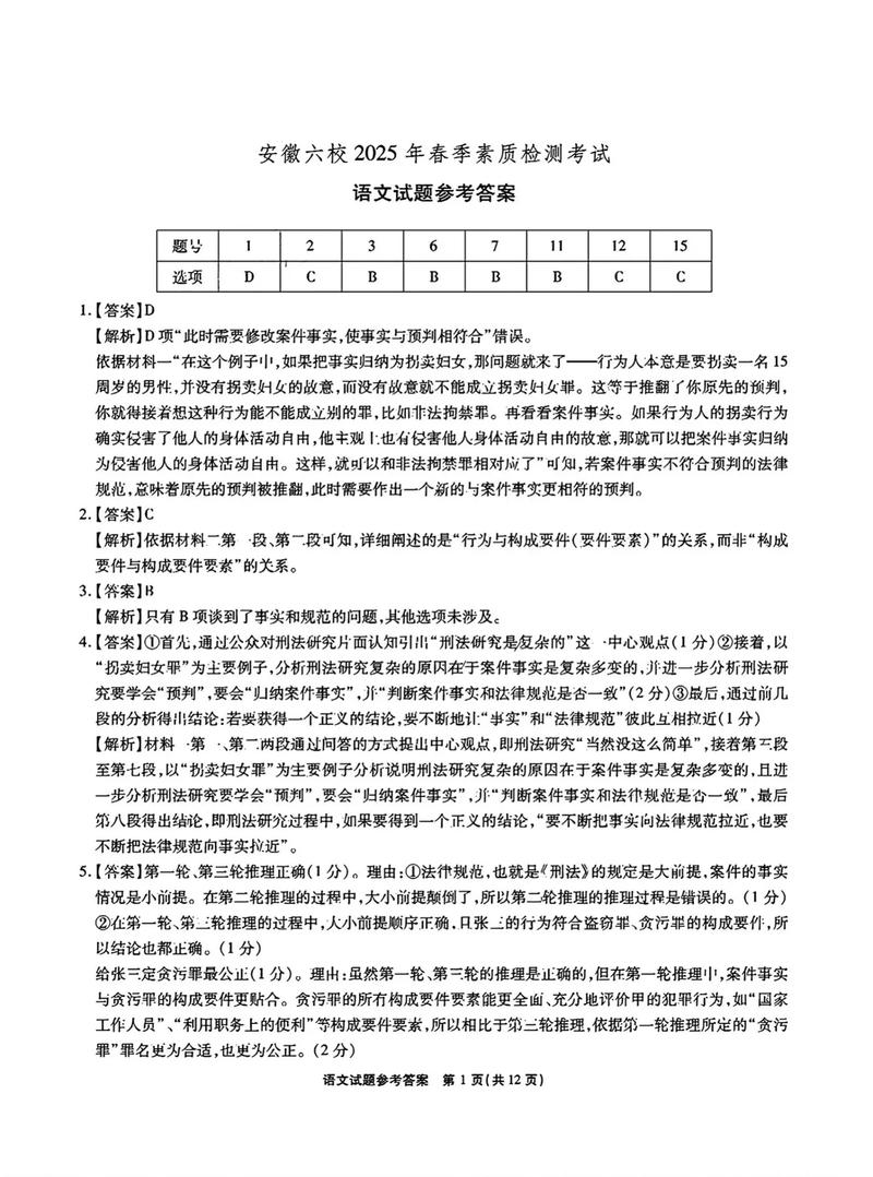 2025湖南六校联考语文考什么？-第3张图片-泰美艺术培训