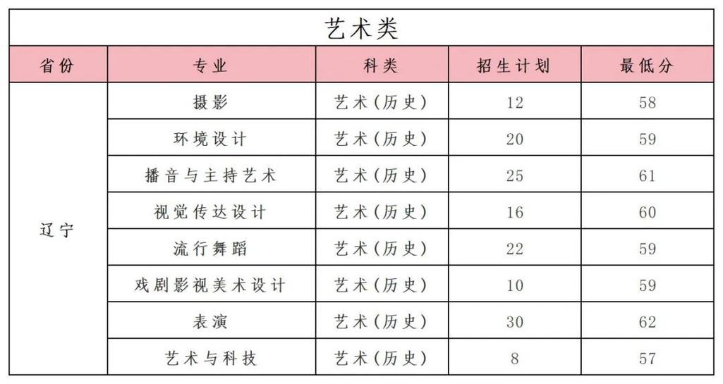 沈阳城市学院美术录取分数线是多少？-第2张图片-泰美艺术培训