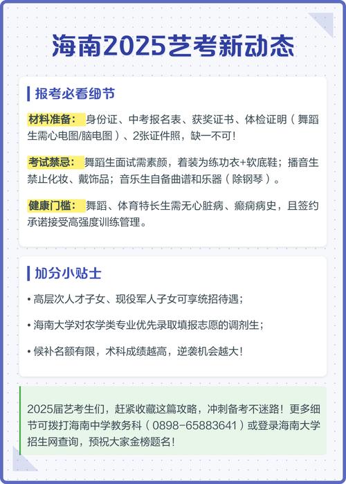 2025年海南艺考时间-第1张图片-泰美艺术培训