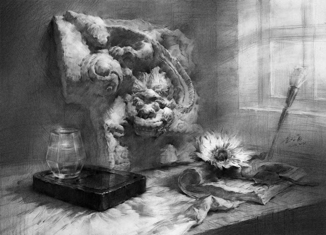 山东省美术联考素描试题-第2张图片-泰美艺术培训