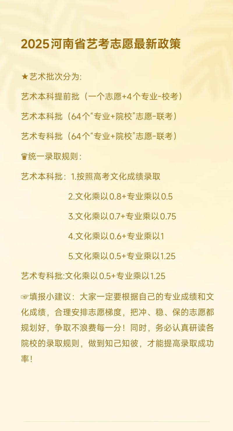 河南2025艺考政策有哪些新变化？-第1张图片-泰美艺术培训