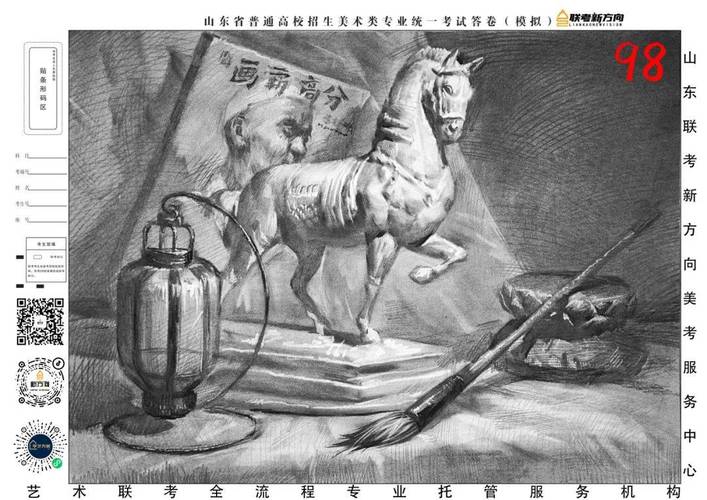 山东美术联考模拟测试题-第3张图片-泰美艺术培训 山东美术联考模拟测试题-第3张图片-泰美艺术培训