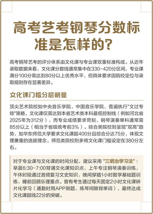 艺考钢琴评分何时出？-第1张图片-泰美艺术培训