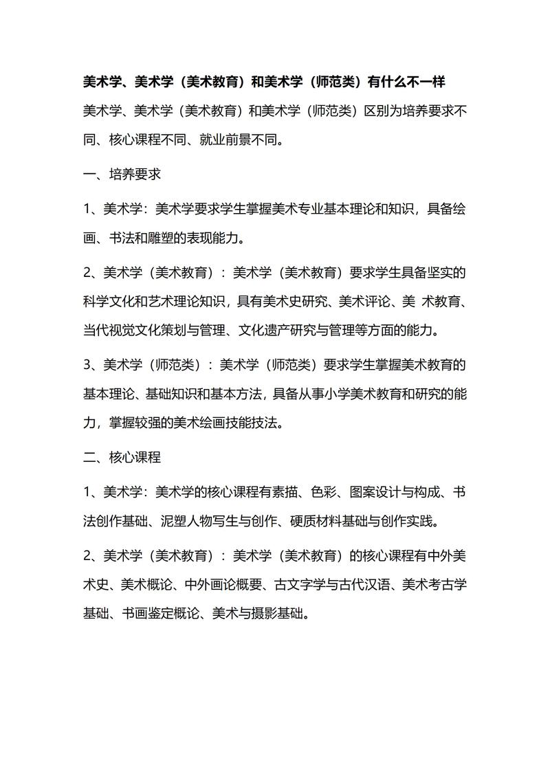 美术学与美术学(师范)有何核心区别？-第1张图片-泰美艺术培训
