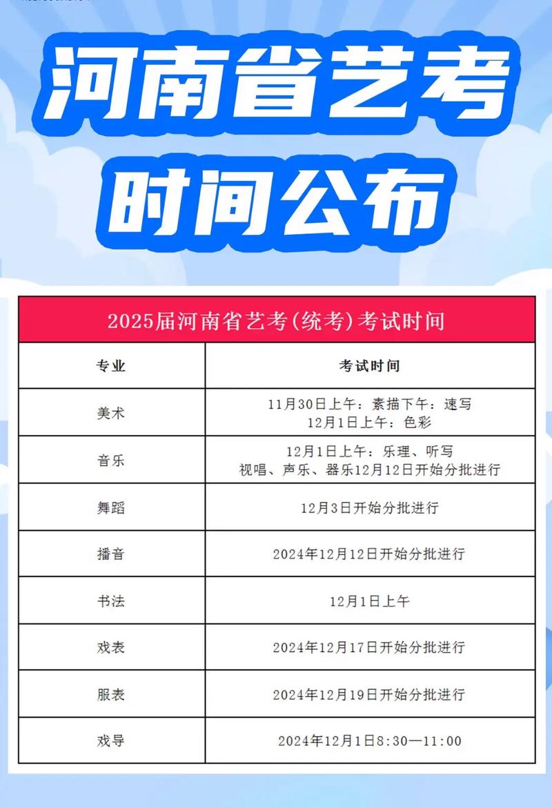 河南艺术类联考何时开考？-第3张图片-泰美艺术培训