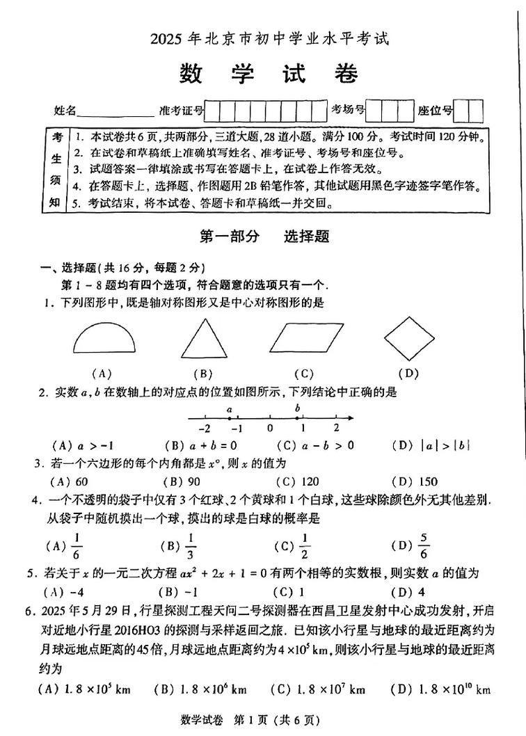 2025北京联考试题有何新变化？-第1张图片-泰美艺术培训