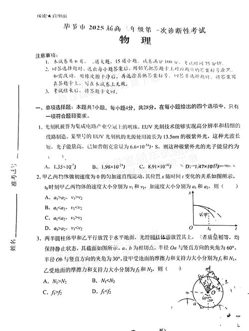 2025毕节高三联考二难度如何?-第2张图片-泰美艺术培训 2025毕节高三联考二难度如何?-第2张图片-泰美艺术培训