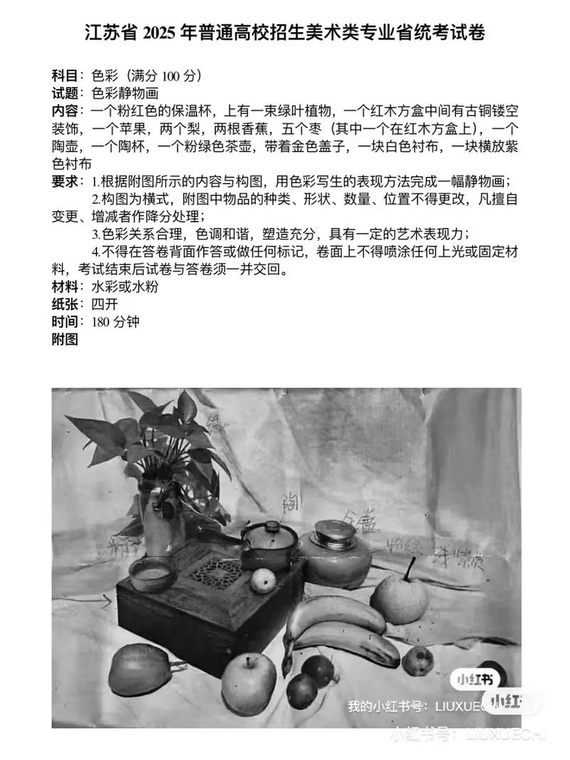 2025江苏省美术统考，新大纲有哪些变化与备考难点？-第1张图片-泰美艺术培训