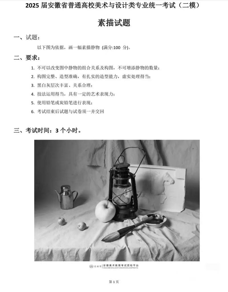 2025安徽美术统考考什么？怎么考？-第2张图片-泰美艺术培训