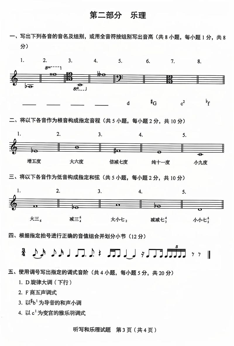 2025音乐学院乐理题曝光？这道题竟难倒无数艺考生！-第1张图片-泰美艺术培训
