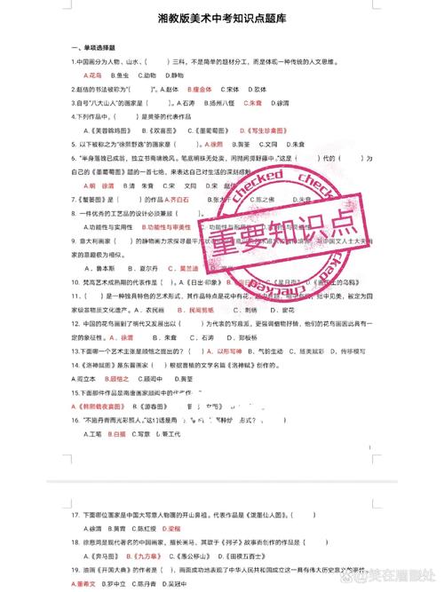 湖南美术考题有何独特之处？-第2张图片-泰美艺术培训