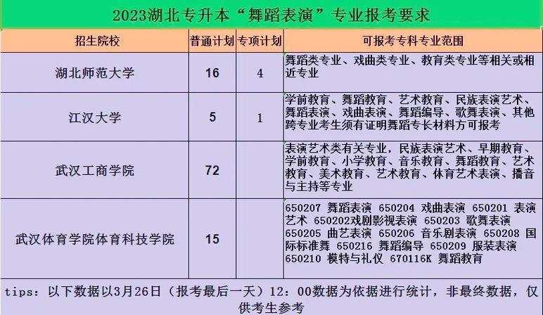 湖北舞蹈研究生学校排名-第1张图片-泰美艺术培训