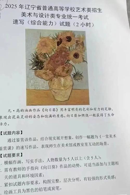 天津 天津2025美术联考考了什么？-第2张图片-泰美艺术培训