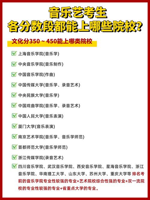 音乐艺考158可以考哪-第2张图片-泰美艺术培训