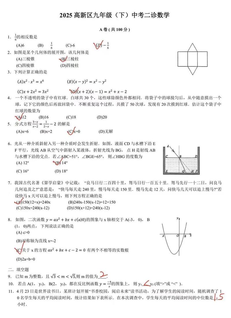 2025内江大联考二诊难度如何？-第2张图片-泰美艺术培训