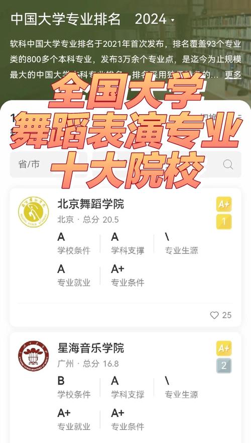 舞蹈教育大学排名是怎样的？-第2张图片-泰美艺术培训